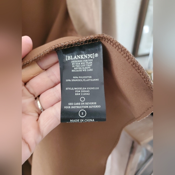 BlankNYC Vegan Suede Trench Coat Ladies Size Small NWT Women's Snack Bar Coat - Picture 6 of 9